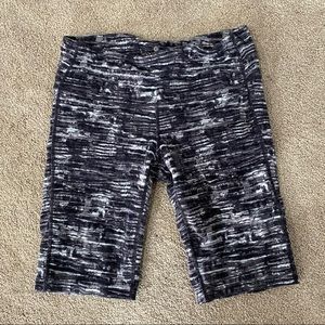 Athleta Printed Bike Shorts